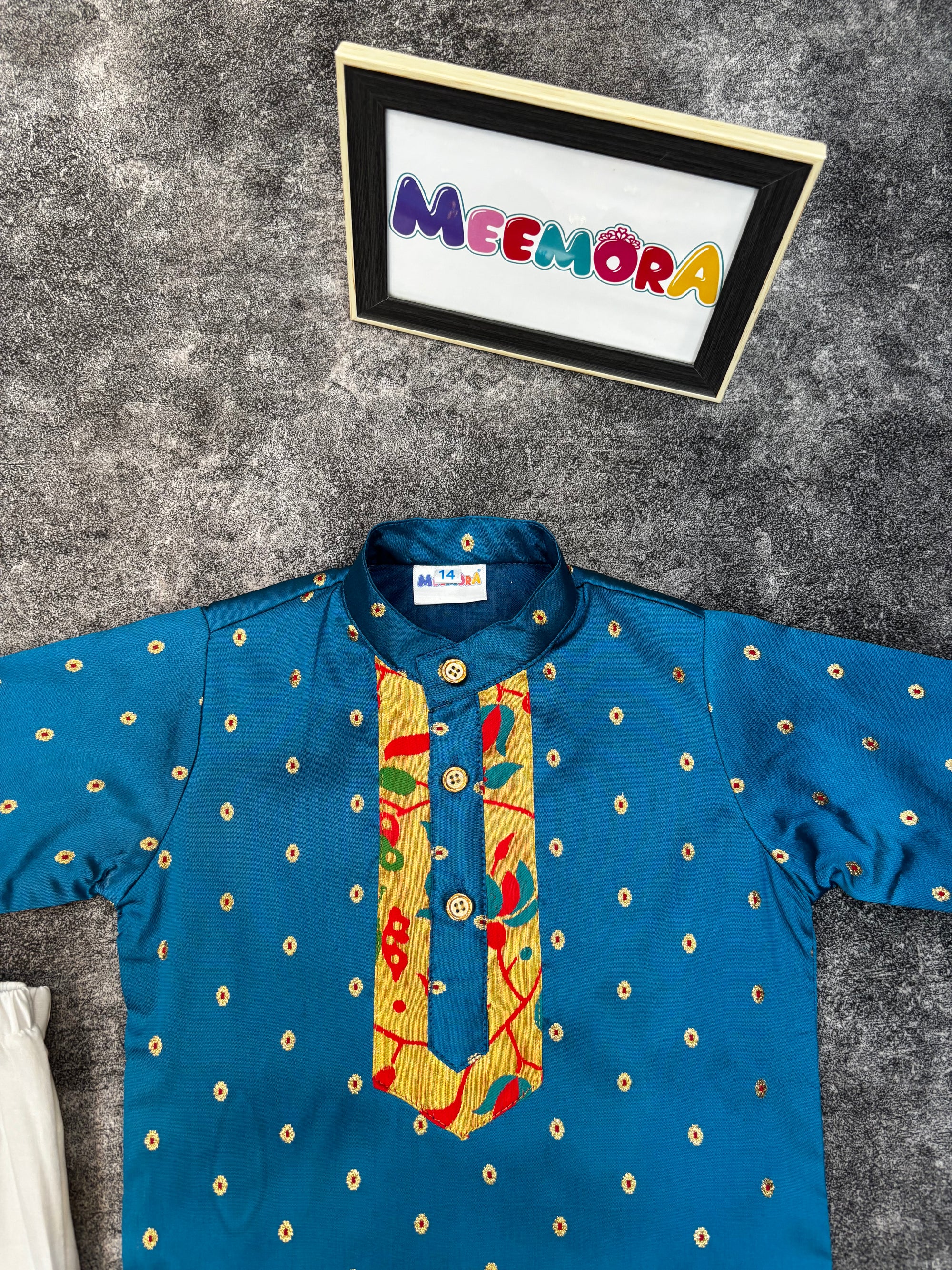 Chintamani Paithani Zari Silk Kurta Pajama