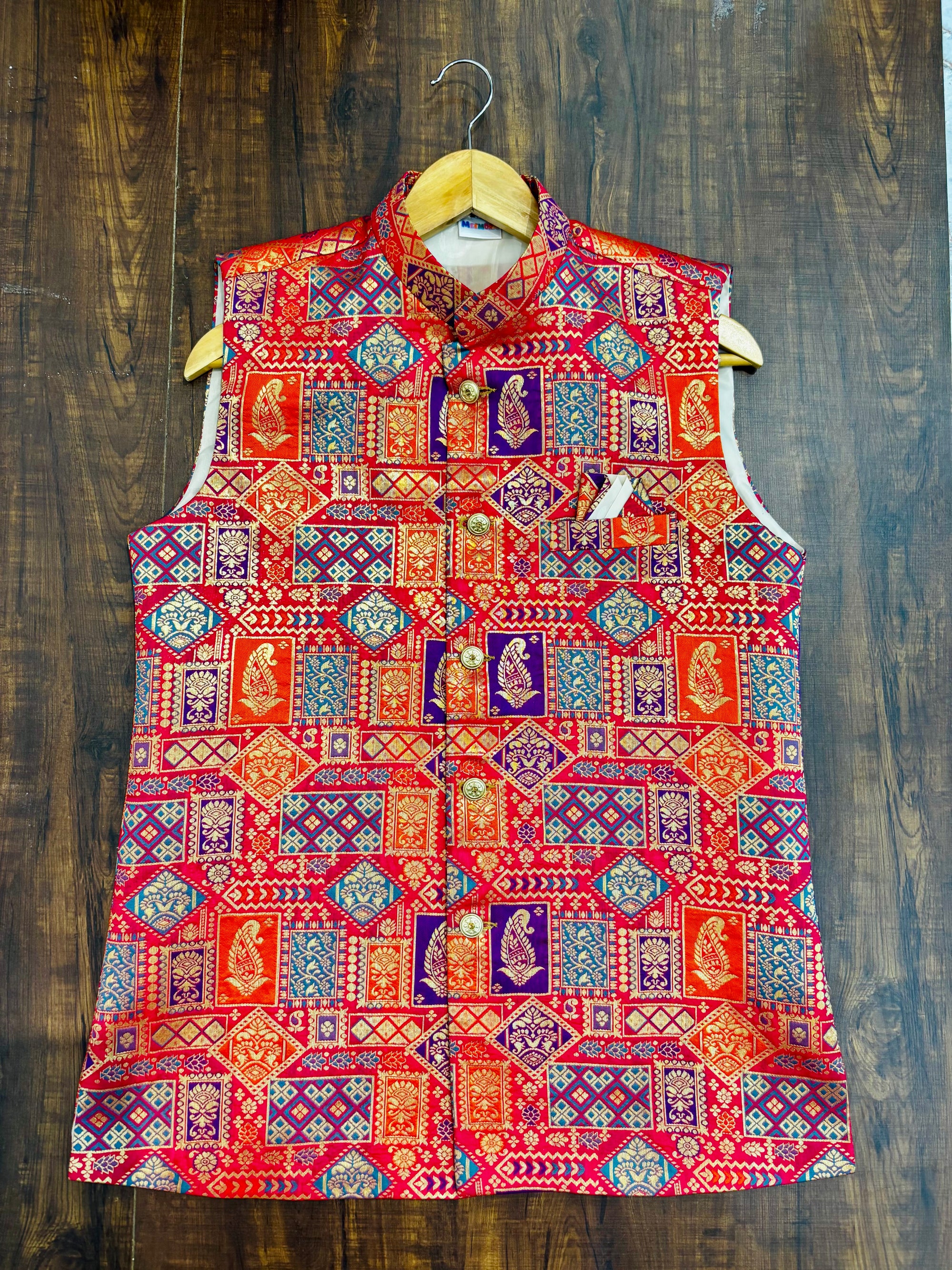 Rani Traditional Indian Designer Modi Jacket for Men