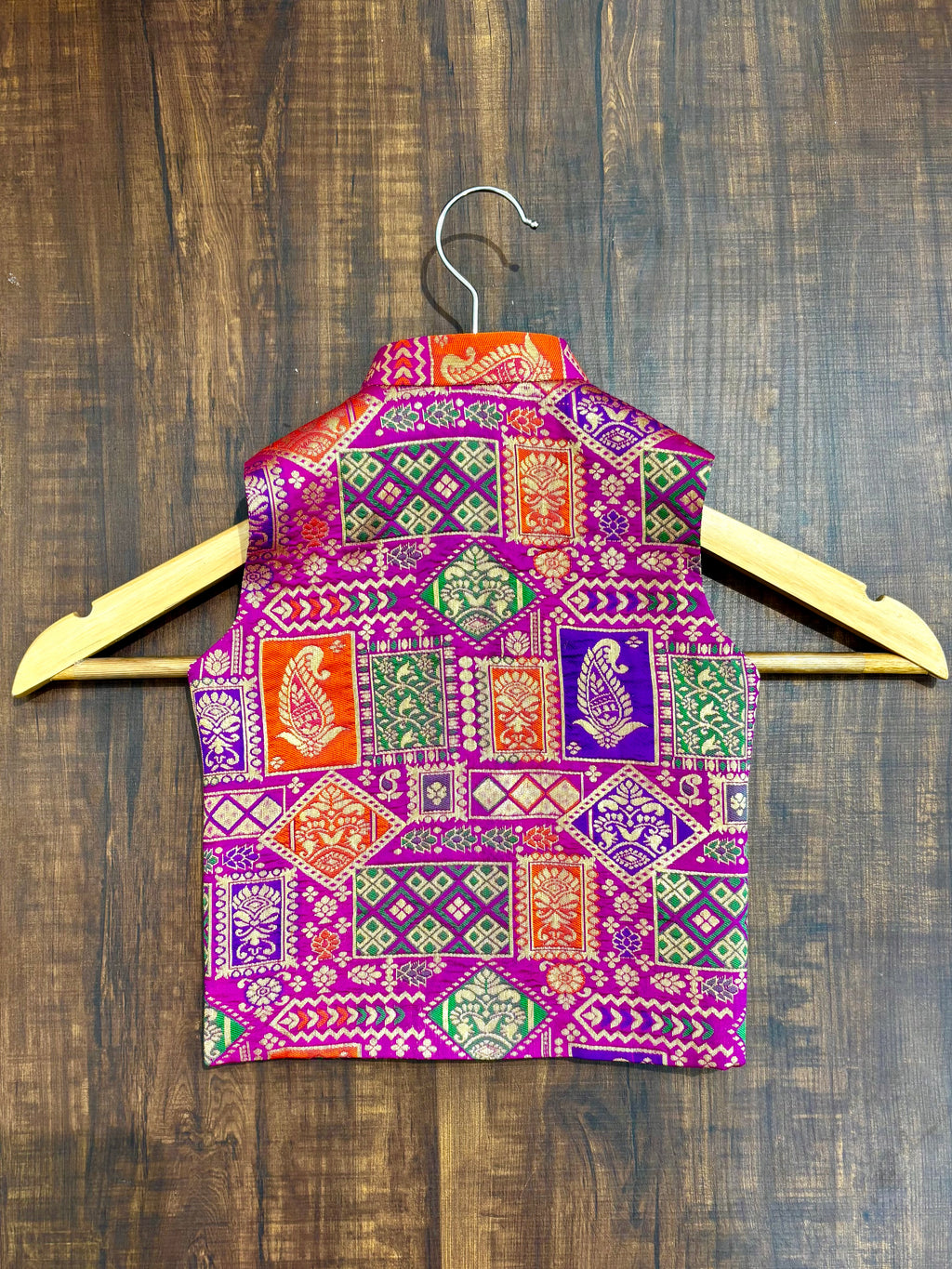 Purple Traditional Indian Designer Modi Jacket
