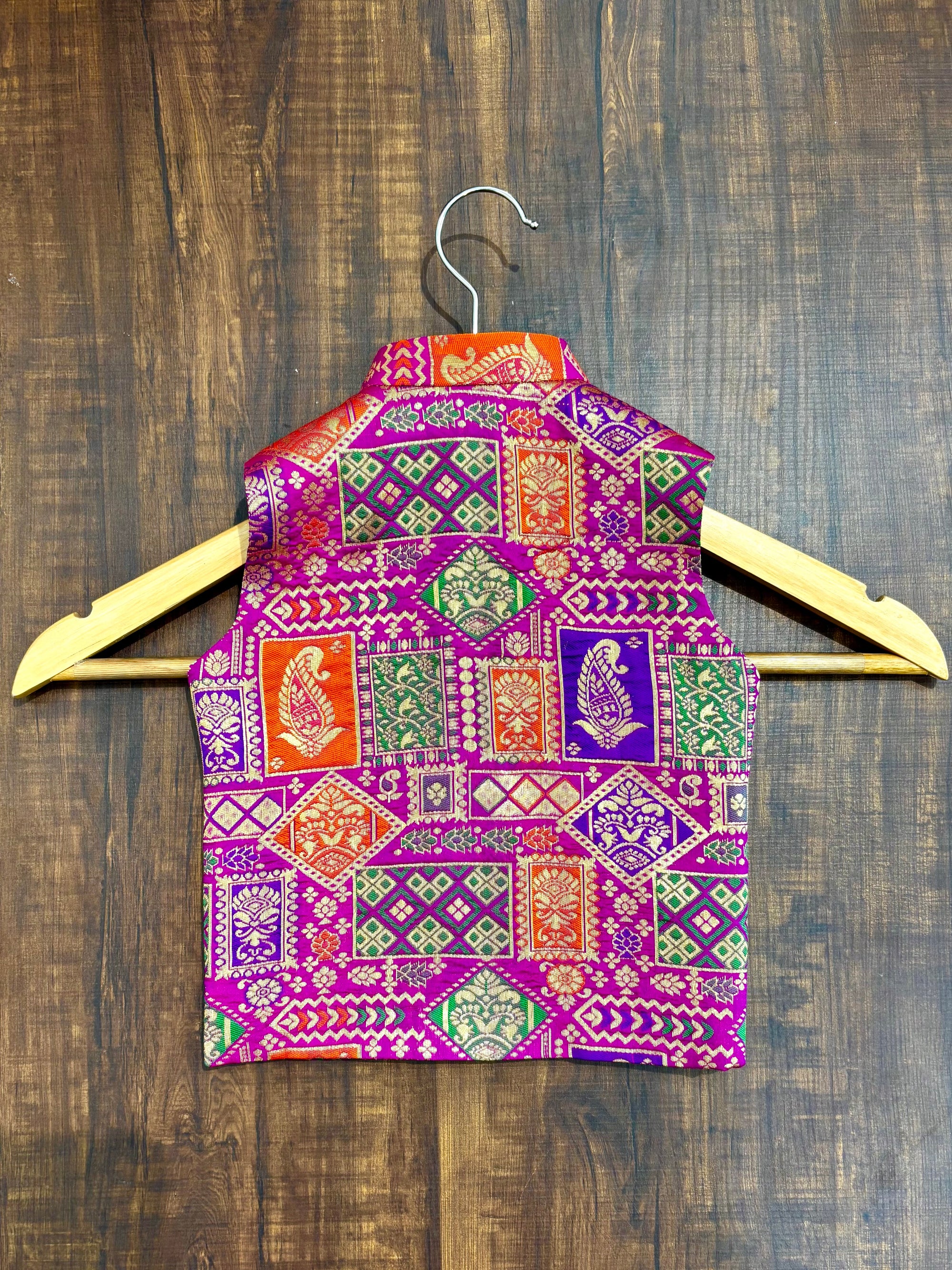 Purple Traditional Indian Designer Modi Jacket
