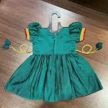 Load image into Gallery viewer, Morpankhi Khun Silk with Paithani Combination Silk Frock
