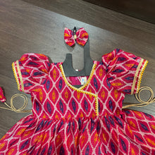 Load image into Gallery viewer, Rani Angrakha Gotta Patti Border Frock Dress
